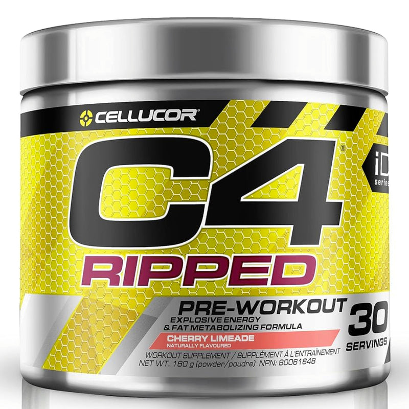 Cellucor C4 Ripped Pre-Workout Supplement (30 servings) Cherry Limeade.