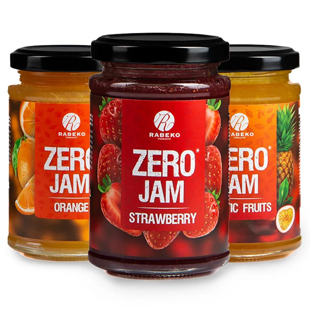 Buy Rabeko Zero Jams | Low Sugar Keto-Friendly Fruit Spreads | Fitshop