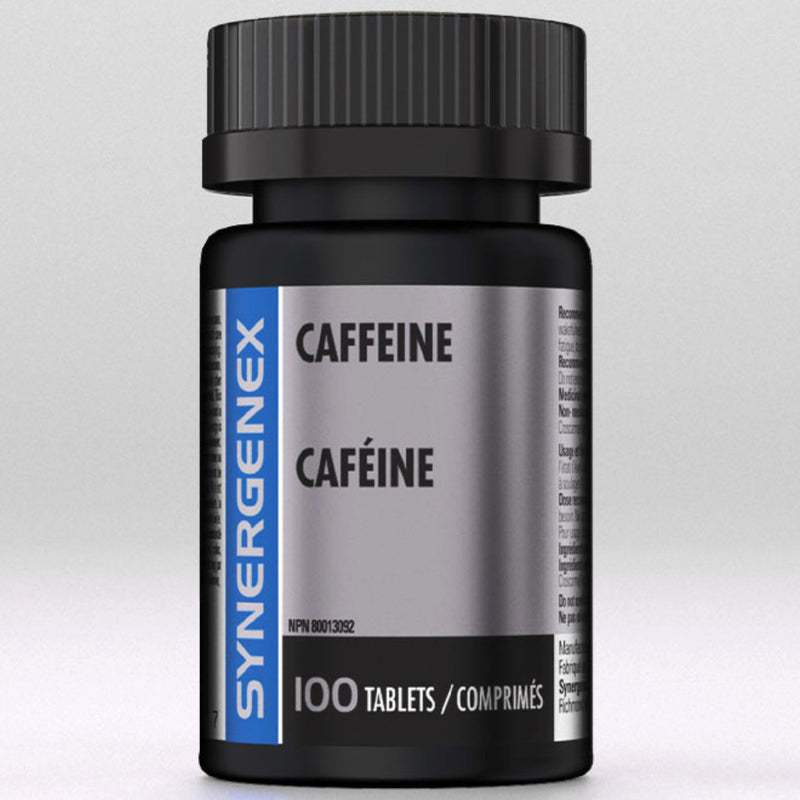SYNERGENEX | Caffeine 200mg (100 Tablets)
