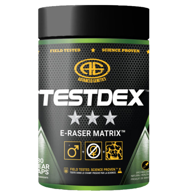 Buy Now! Advanced Genetics TestDex (30 caps) - The World’s Most Powerful Anti-Aromatizing, Estrogen Blocking & Post Therapy Test Booster.