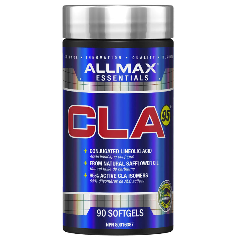 Allmax Nutrition CLA (90 Softgels) conjugated lineolic acid. Helps to reduce body fat.