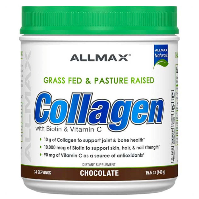 Allmax Nutrition Collagen with Biotin & Vitamin C (Chocolate) 440 g.