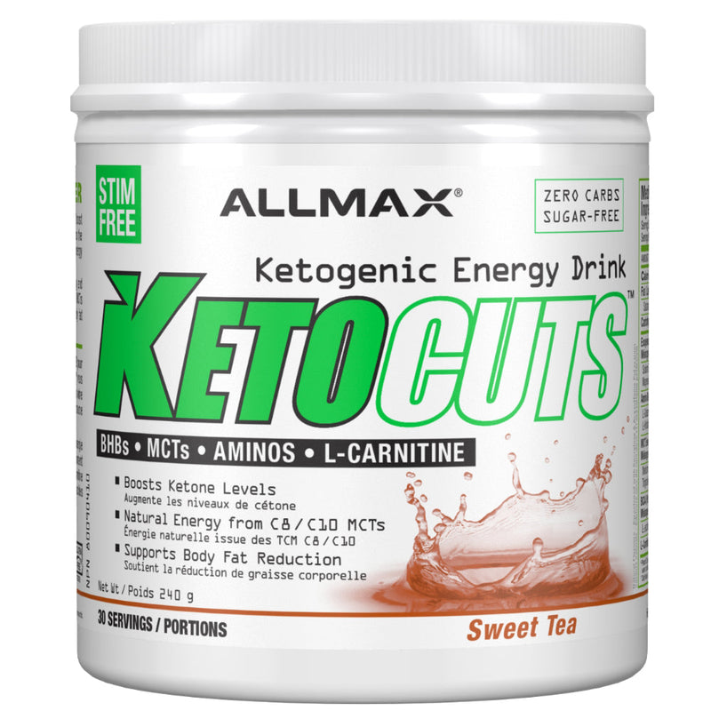 Buy Now! Allmax Nutrition KETOCUTS (30 servings) sweet tea. Ketogenic Energy Drink to help boost ketones and support body fat reduction.