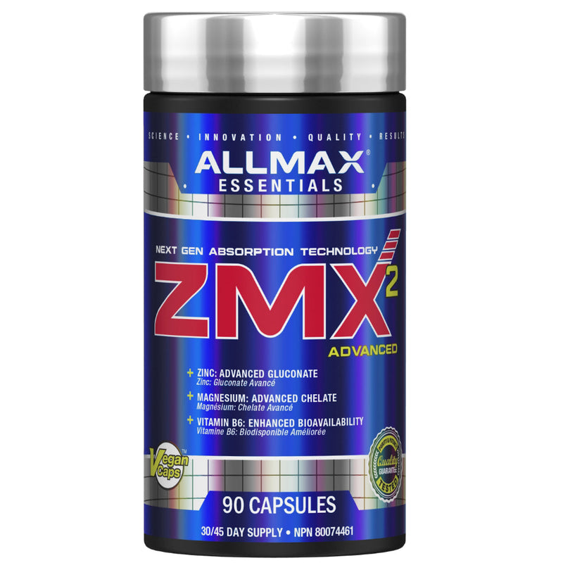 Buy Now! Allmax Nutrition ZMX (90 Capsules) | ZMA supplement to help with sleep and balance testosterone in men and women.