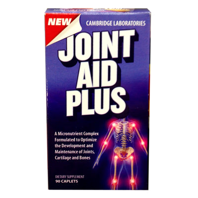 Buy Now! Cambridge Labs Joint Aid Plus (90 caps). Joint Aid Plus helps promote both the rebuilding of damaged joints and the ongoing maintenance of healthy joints.