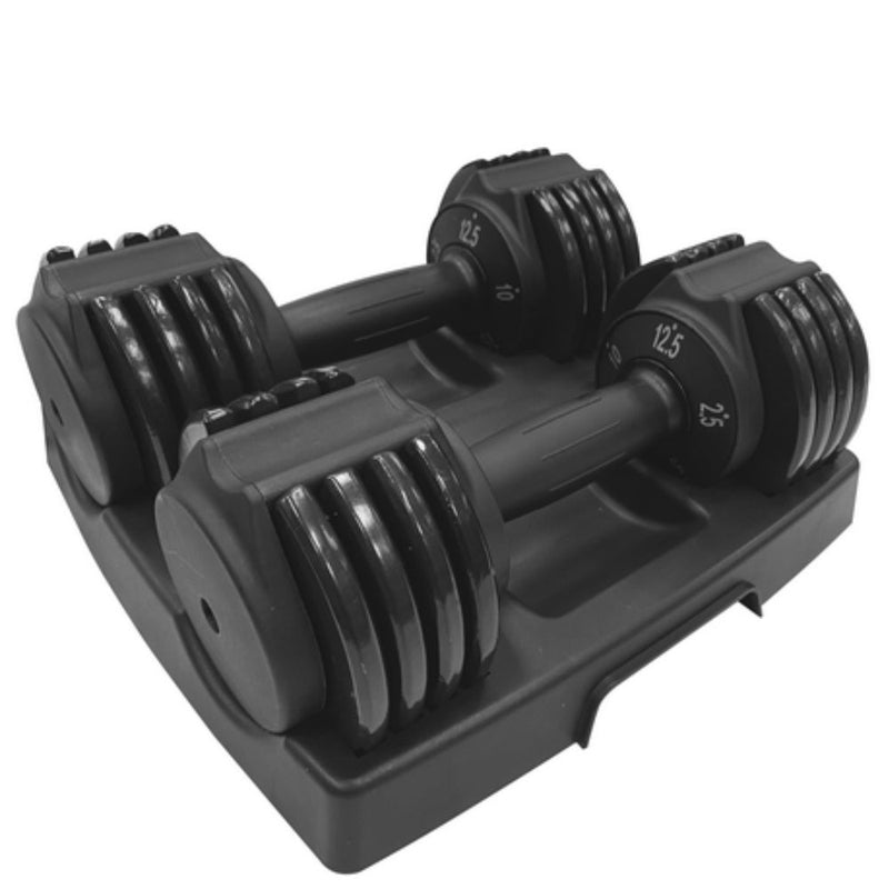 Iron Body Fitness | Adjustable Dumbbells - 25 lbs. Set (2 x 12.5 lbs.)