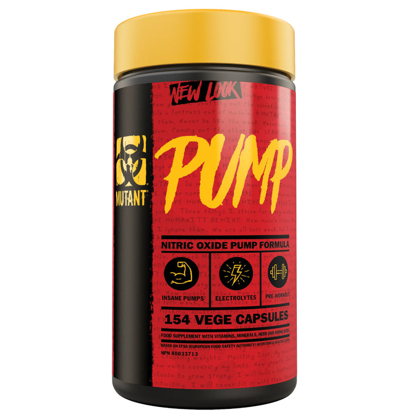 Buy Now! Mutant PUMP (154 caps). Since the beginning of bodybuilding, the PUMP is what we strive for in the gym.