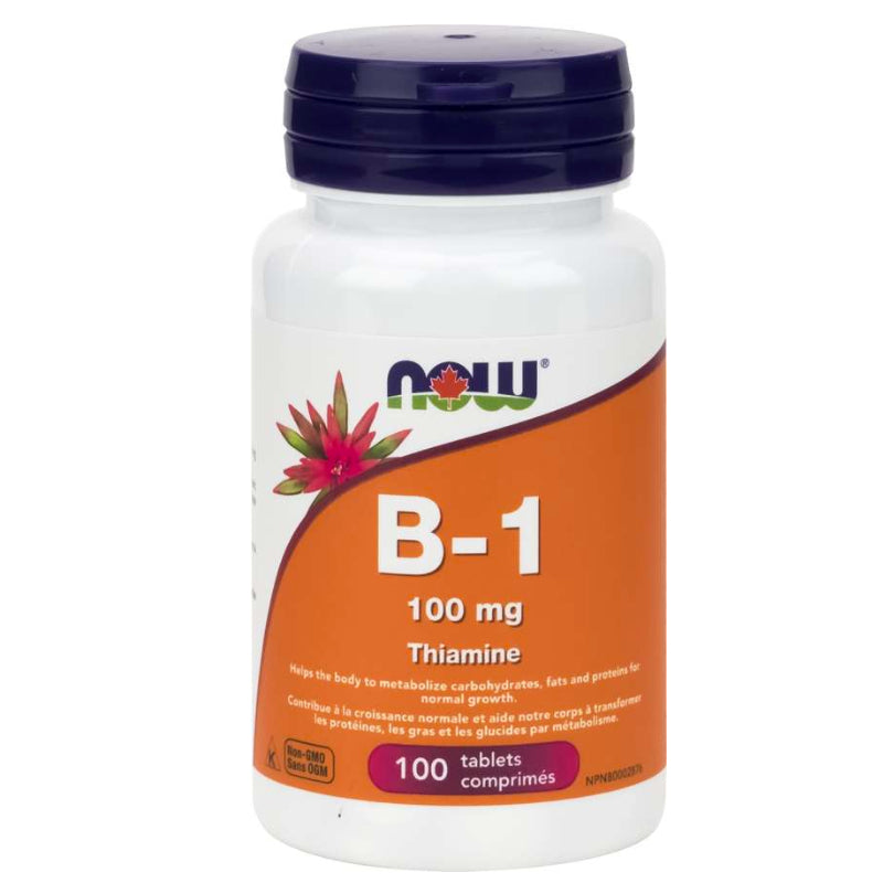 NOW Foods | B-1 (Thiamine) 100mg (100 tabs)