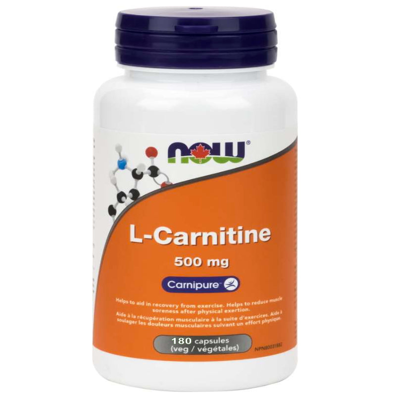 NOW Foods | L-Carnitine 500 mg (180 caps)