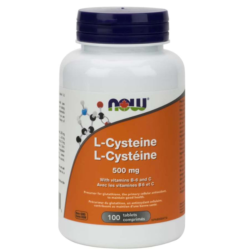 NOW Foods | L-Cysteine 500 mg (100 Tabs) EXP:06/2024