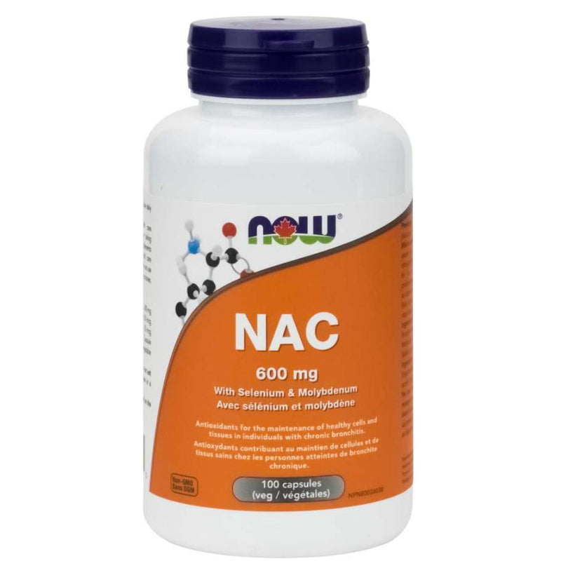 NOW Foods | NAC 600 mg (100 caps) | N-Acetyl Cysteine