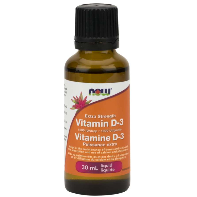 NOW Foods | Vitamin D3 1,000 IU Drops (1000 Servings)