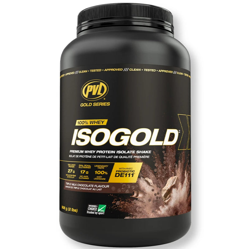 Buy Now! PVL Pure Vita Labs ISOGOLD (2 lb) Triple Milk Chocolate. ISO GOLD is the premium isolated whey protein you have been looking for.