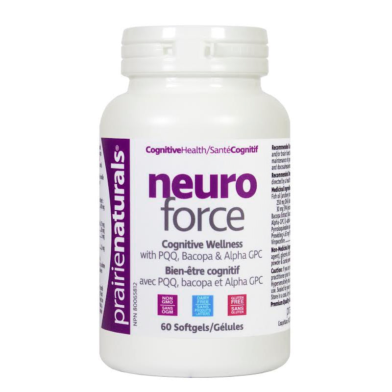 Neuro Force (60 Softgels) | For the Health of your Brain & Memory | Prairie Naturals