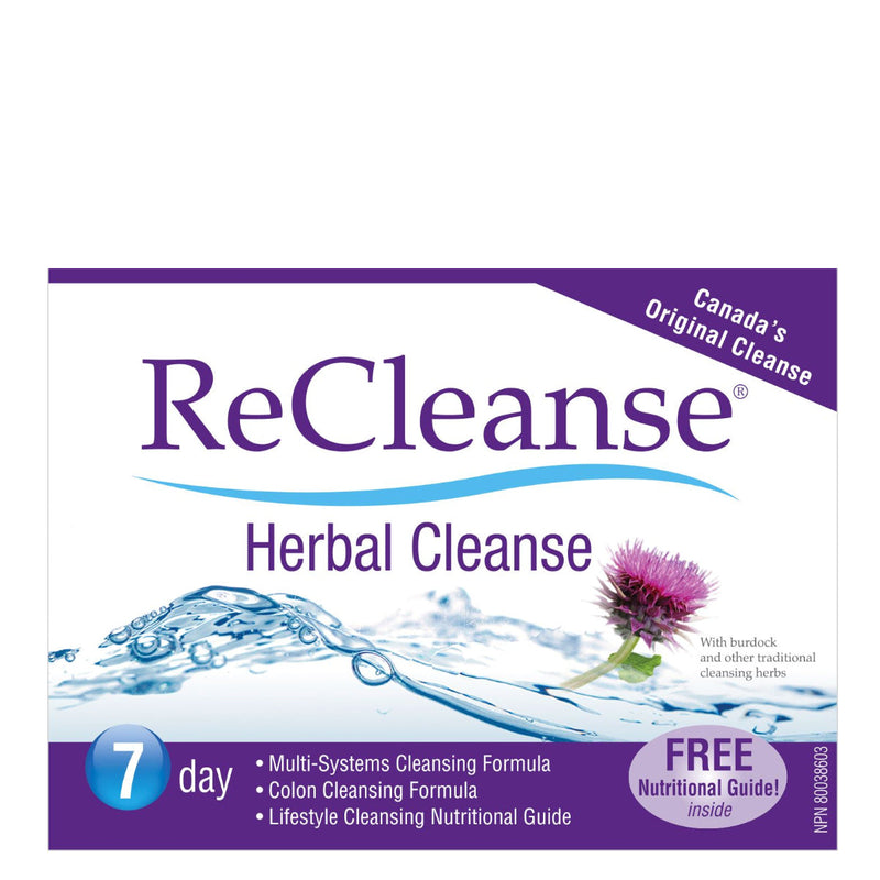 ReCleanse | Herbal Cleanse Full Body Detox | Eliminate Toxins / Improve Digestion | Prairie Naturals