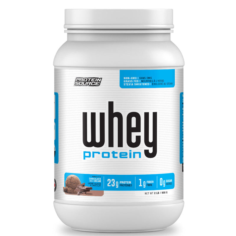 Buy Now! Protein Source Whey Protein (2 lbs) Chocolate ice cream. Protein Source Whey Protein is a convenient and great tasting option for individuals who are wanting to add more protein to their diet.
