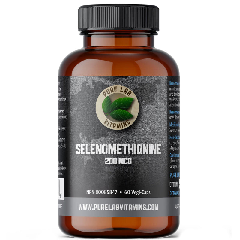 Buy Now! Pure Lab Vitamins Selenomthionine 200 mcg (60 caps). Selenium is also vital to proper thyroid hormone metabolism, reproduction and Liver Health.