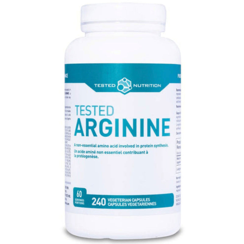 Buy Now! Tested Nutrition L-Arginine (240 caps). Supports protein and creatine synthesis as well as nitric oxide production.