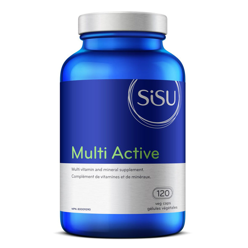 Buy Now! SISU Women’s Multi Active (120 caps). SISU Multi Active provides a full complex of vitamins and minerals to help active women cope with daily stress, and enjoy the best possible health today.