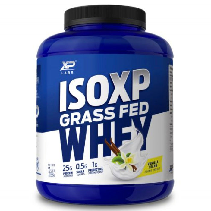 Buy Now! ISOXP Grass Fed Whey Protein Powder (5 lb). Vanilla Cream. 100% Natural Pure, Grass-Fed New Zealand Whey Isolate.