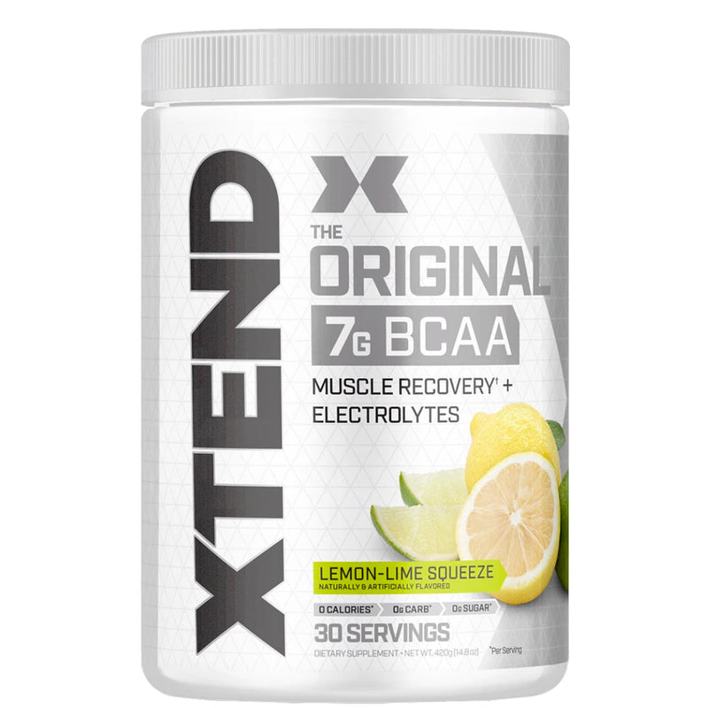Buy Now! XTEND BCAA (30 servings) Lemon-Lime Squeeze. Powered by 7 grams of branched chain amino acids (BCAAs), which have been clinically shown to support muscle recovery and growth.
