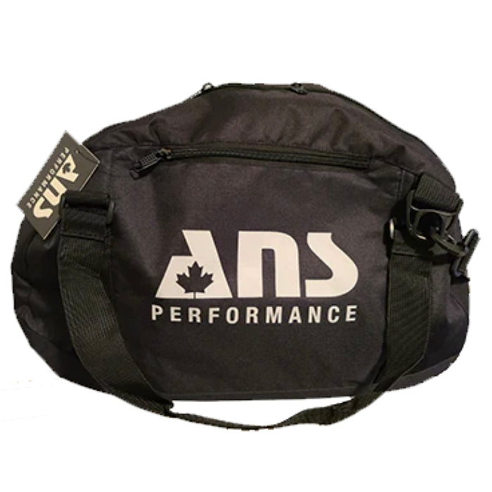 Buy Now! ANS Performance Gym Bag. Heavy duty high capacity full zip black gym bag with ANS Logo.