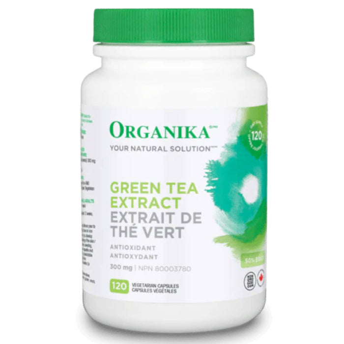 Buy Now! Organika Green Tea Extract (120 caps). Each capsule is equivalent to 7-8 cups of green tea!