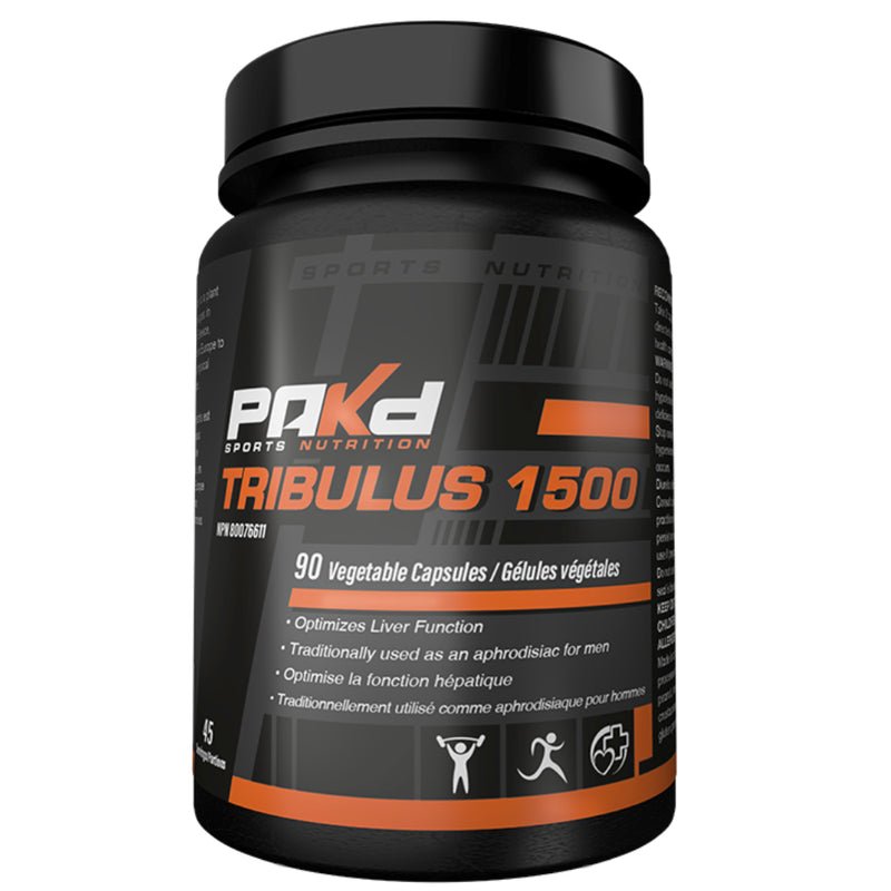 Buy Now! Pakd Sports Nutrition Tribulus 1500 (90 veg caps). Tribulus 1500 Terrestris is a plant that has been used for ages in traditional medicine in Greece, China, India and Eastern Europe to energize, vitalize and physical performance in humans.
