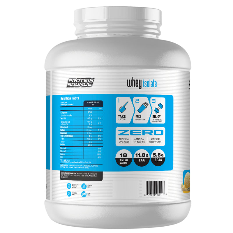 Protein Source | Whey ISOLATE (5 lbs) Grass Fed