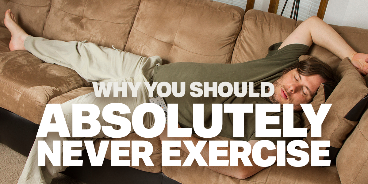 Hilarious Reasons to Skip the Gym: Why You Should Never Exercise