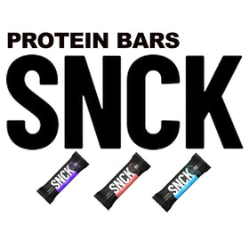SNCK Protein Bars logo at fitshop canada