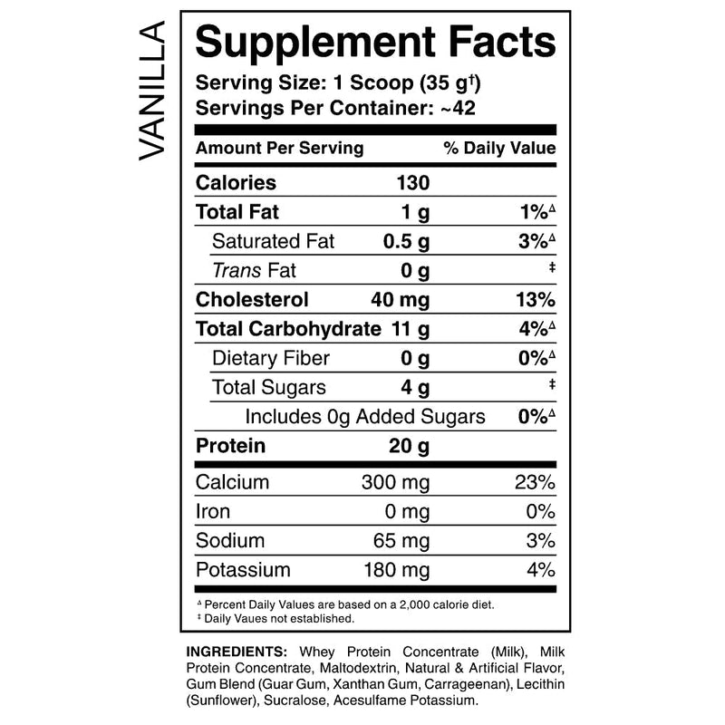 Allmax Nutrition Allpro advanced protein powder ingredients vanilla