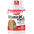 Nutridom Vitamin K2 supplement bottle on a white background