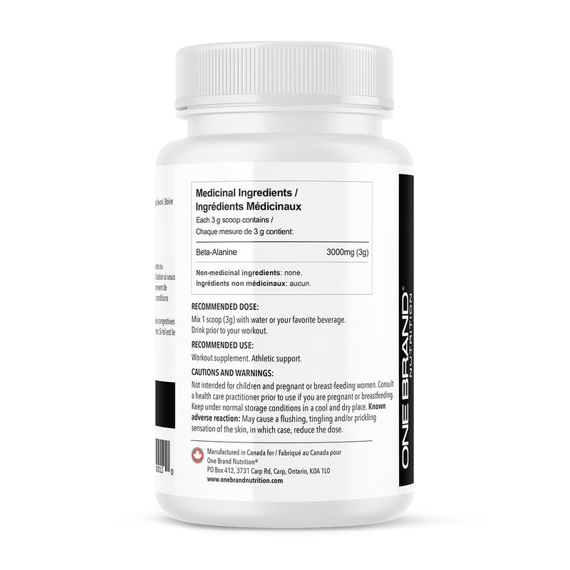 Supplement bottle with label on a white background
