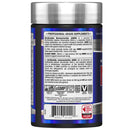 Back view of a black supplement bottle with a silver cap, showing the label text for Allura NMN.