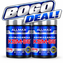 Allmax Ashwagandha KSM-66 BOGO DEAL! (2 x 60 Caps)