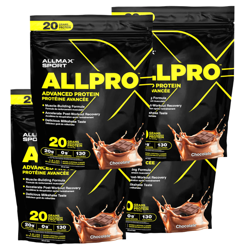 Buy 4 Save BIG! | Allmax ALLPRO (4 x 1.5 lb) That's 6lbs of Protein!