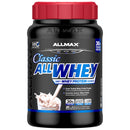 AllMax Classic 100% Whey Protein powder container on a white background