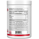 Supplement container with label showing medicinal ingredients and directions on a white background