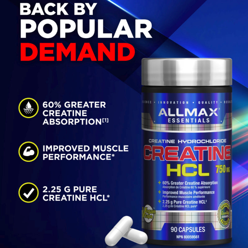 Allmax | Creatine HCL (90 Caps)