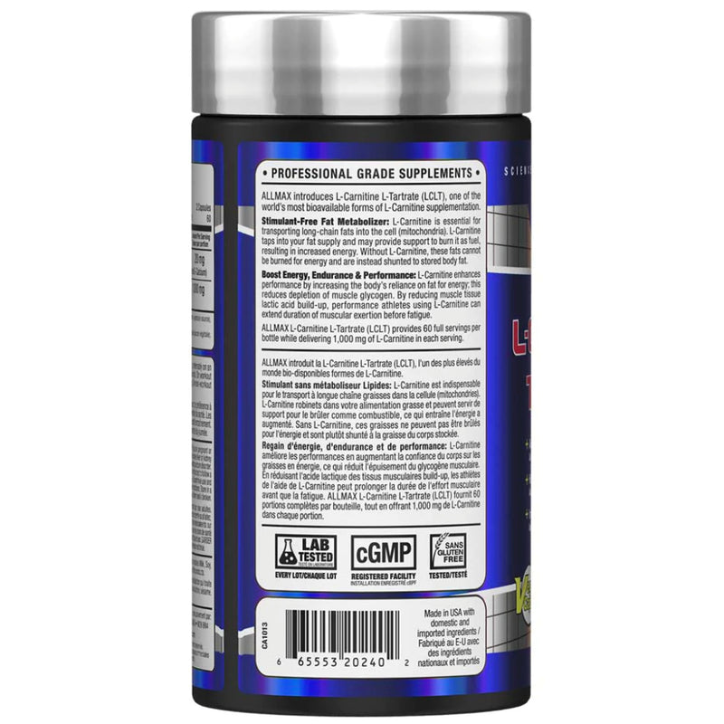 Allmax Nutrition | L-Carnitine 500 mg (120 Caps)