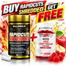 Allmax RapidCuts + Free ACV Gummies COMBO DEAL!