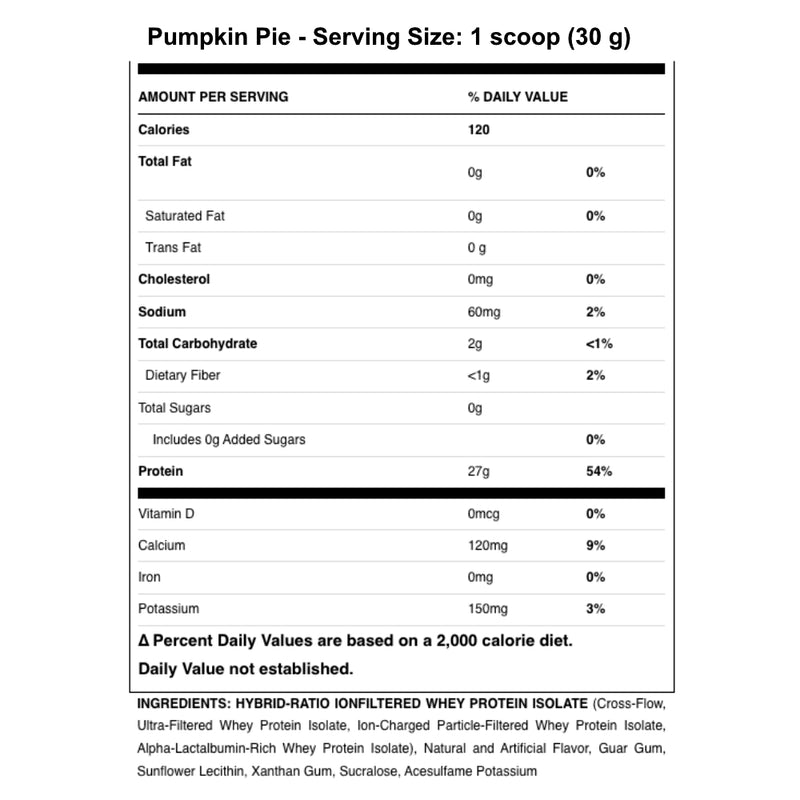 Allmax Nutrition | Isoflex (1 lbs) | Pumpkin Pie