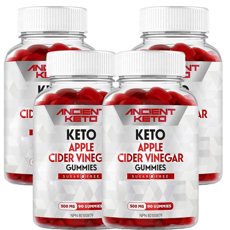 Ancient Keto | Apple Cider Vinegar Gummies (4 x Bottles)