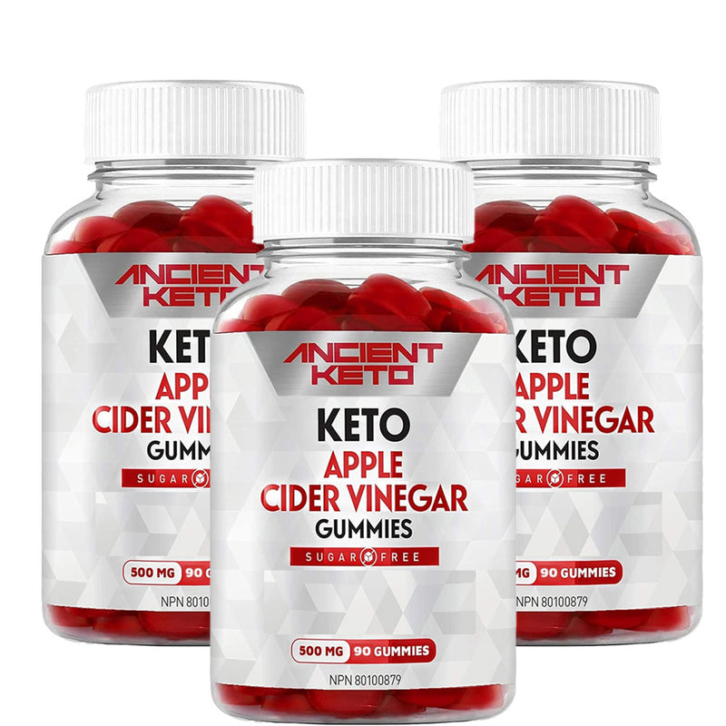 Ancient Keto | Apple Cider Vinegar Gummies (3 x Bottles)