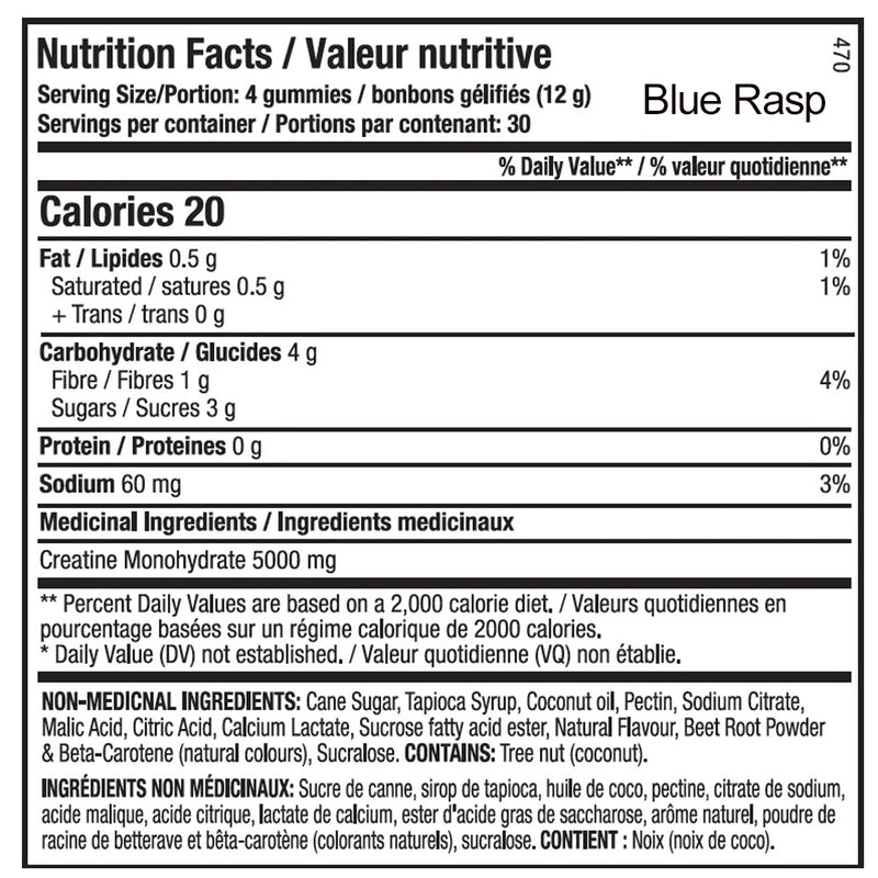 ANS Performance | Creatine Gummies (120 Gummies) Vegan