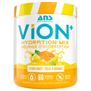 Vion hydration mix container with citrus burst flavor on a white background