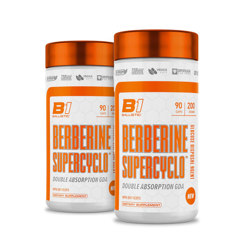 50% OFF 2nd | Ballistic Labs Berberine Supercyclo (2 x 90 Vcaps)