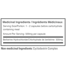 NEW! Ballistic Labs | Berberine Supercyclo 500mg (90 Vcaps) | x12 Strength