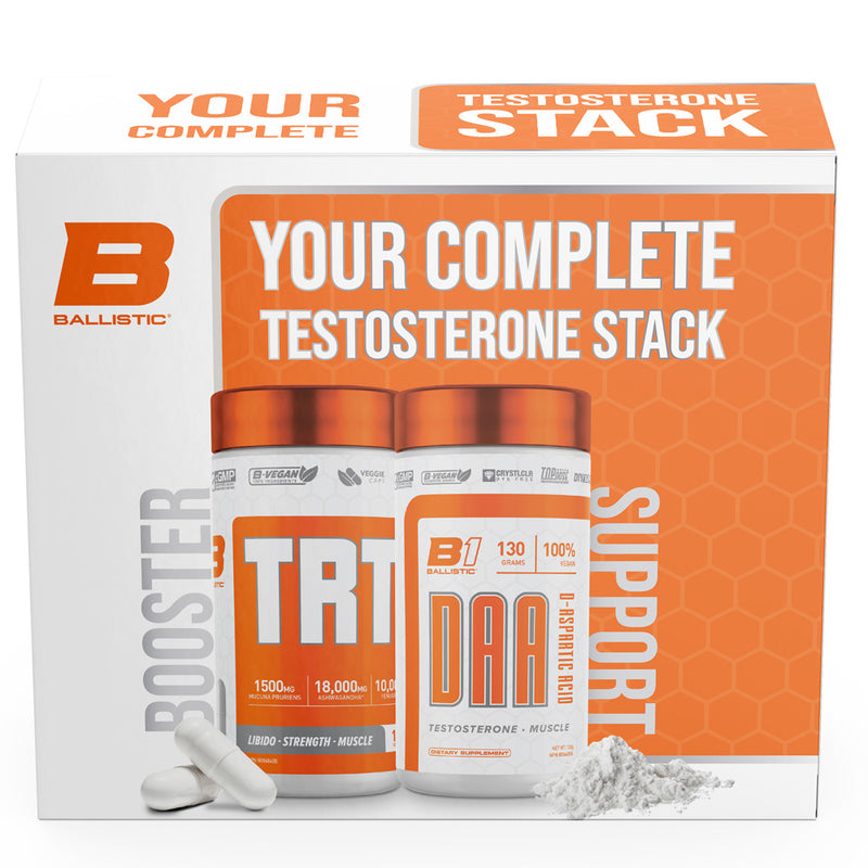 Ballistic Labs | Testosterone Stack (TRT + DAA) 40 Day Supply